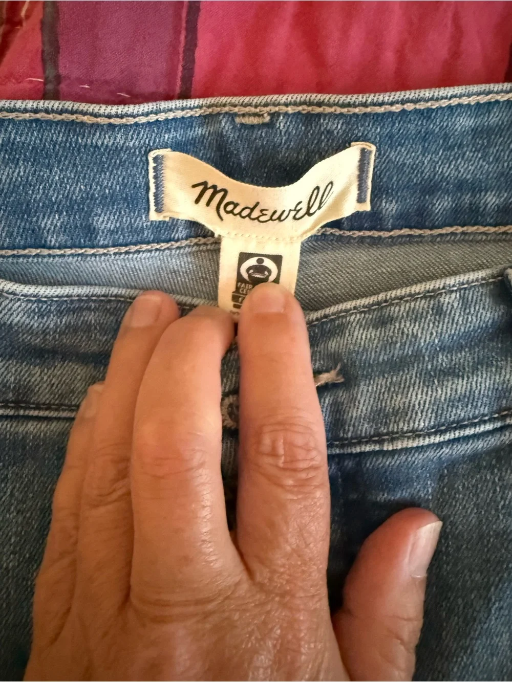 Madewell Light Blue Flare Crop Jeans